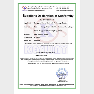 ISMOD I FCC Certifications