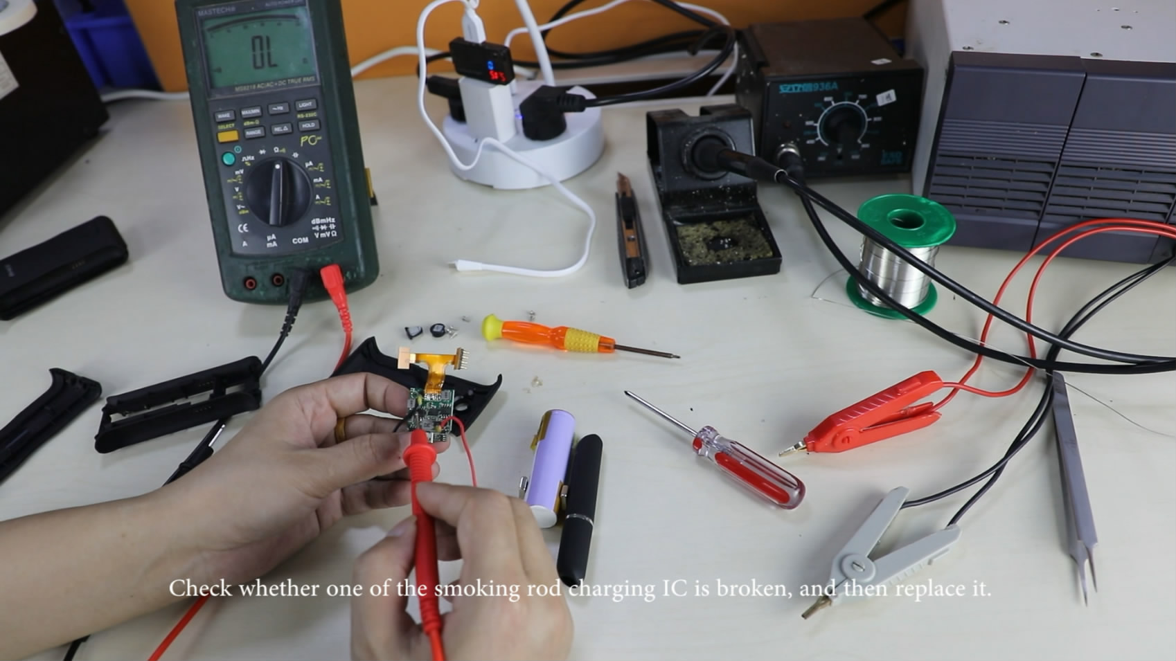 ISMOD II Plus maintenance 2: Power bank does not charge.