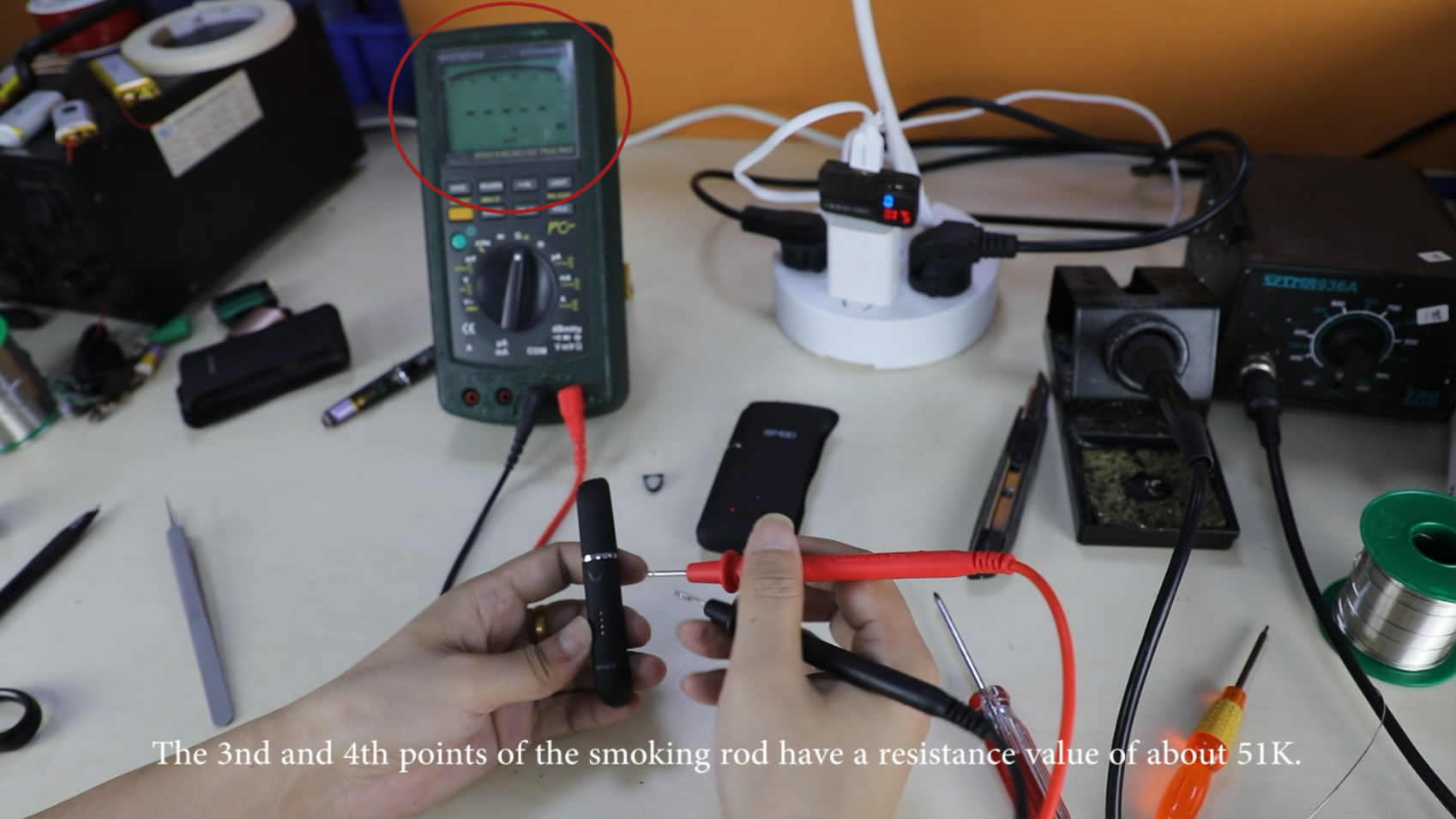 ISMOD II Plus Maintenance 3: The smoking rod does not charge.