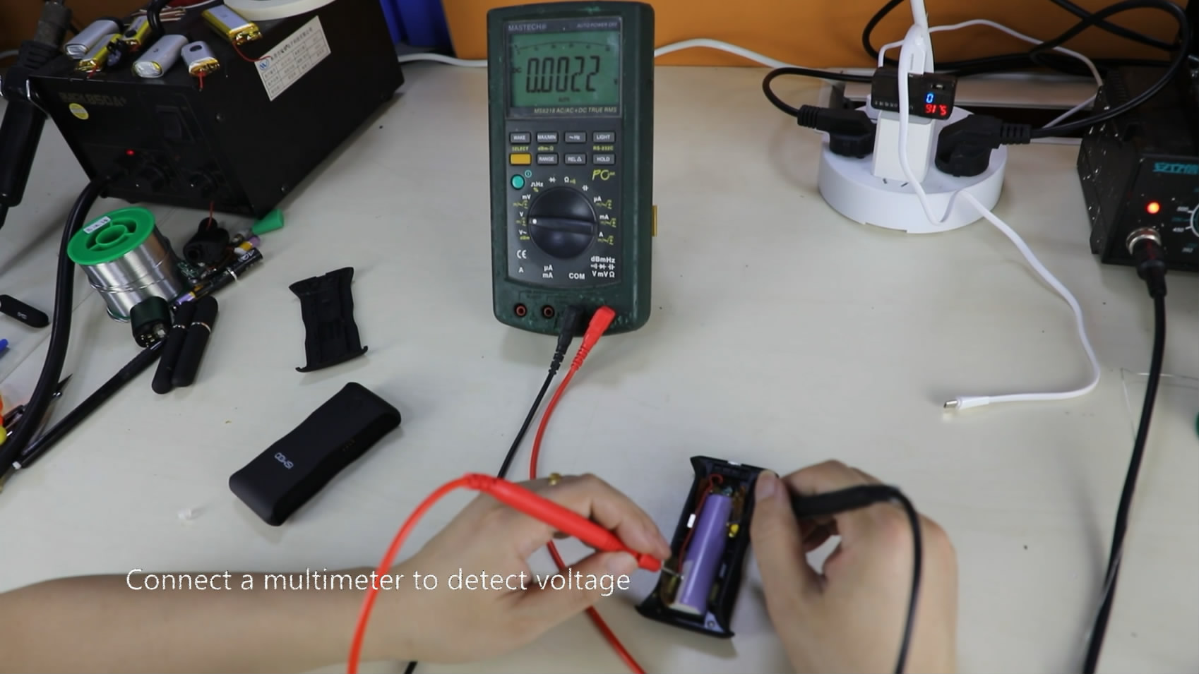ISMOD II Plus Maintenance 1： Power bank does not turn on, charging does not respond.